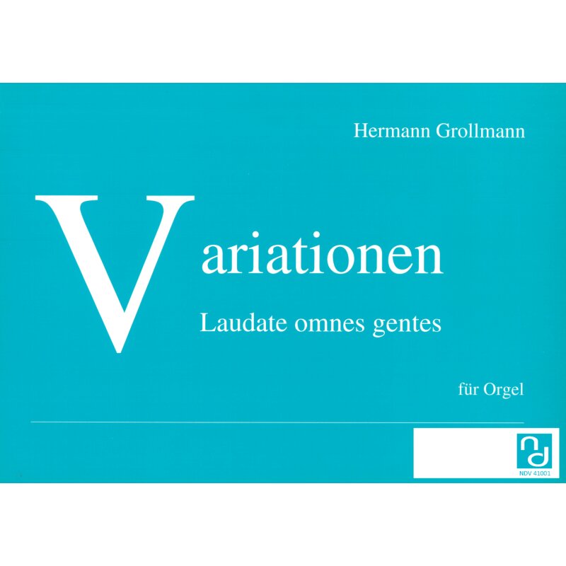 Laudate Omnes Gentes Variations for Organ Solo, 14,80 €