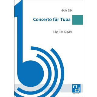 Concerto für Tuba fuer Tuba und Klavier von Gary Ziek-1-9790502883041-NDV 1944C